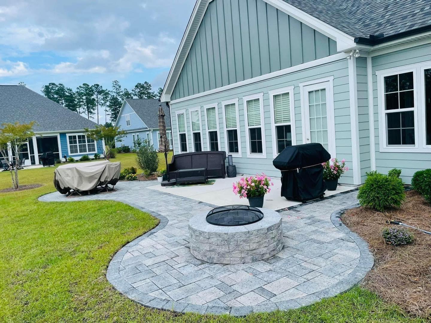 Modern Paver Patio